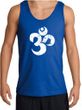 Mens Yoga Tanktop White Distressed OM Tank Top