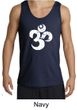 Mens Yoga Tanktop White Distressed OM Tank Top