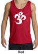 Mens Yoga Tanktop White Distressed OM Tank Top