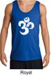 Mens Yoga Tanktop White Distressed OM Tank Top