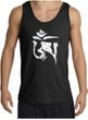 Mens Yoga Tanktop White Tibetan Om Tank Top