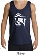 Mens Yoga Tanktop White Tibetan Om Tank Top