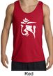 Mens Yoga Tanktop White Tibetan Om Tank Top