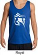 Mens Yoga Tanktop White Tibetan Om Tank Top
