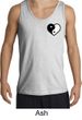 Mens Yoga Tanktop Yin Yang Heart Pocket Print Tank Top