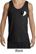 Mens Yoga Tanktop Yin Yang Heart Pocket Print Tank Top