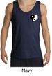 Mens Yoga Tanktop Yin Yang Heart Pocket Print Tank Top