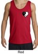 Mens Yoga Tanktop Yin Yang Heart Pocket Print Tank Top