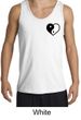 Mens Yoga Tanktop Yin Yang Heart Pocket Print Tank Top