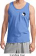 Mens Yoga Tanktop Yin Yang Patch Pocket Print Tank Top