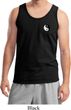 Mens Yoga Tanktop Yin Yang Patch Pocket Print Tank Top