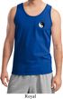 Mens Yoga Tanktop Yin Yang Patch Pocket Print Tank Top
