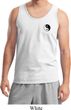 Mens Yoga Tanktop Yin Yang Patch Pocket Print Tank Top