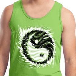Mens Yoga Tanktop Yin Yang Sun Tank Top