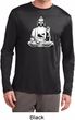 Mens Yoga Tee At Peace Buddha Dry Wicking Long Sleeve