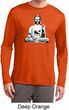 Mens Yoga Tee At Peace Buddha Dry Wicking Long Sleeve