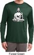 Mens Yoga Tee At Peace Buddha Dry Wicking Long Sleeve