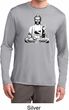 Mens Yoga Tee At Peace Buddha Dry Wicking Long Sleeve