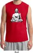 Mens Yoga Tee At Peace Buddha Muscle Shirt