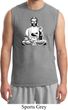 Mens Yoga Tee At Peace Buddha Muscle Shirt