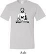 Mens Yoga Tee At Peace Buddha Tall T-shirt
