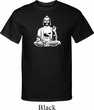 Mens Yoga Tee At Peace Buddha Tall T-shirt