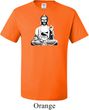 Mens Yoga Tee At Peace Buddha Tall T-shirt