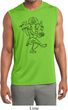 Mens Yoga Tee Black Sketch Ganesha Dry Wicking Sleeveless Shirt