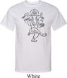Mens Yoga Tee Black Sketch Ganesha Tall T-shirt