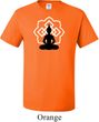 Mens Yoga Tee Buddha Lotus Pose Tall Shirt