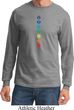 Mens Yoga Tee Diamond Chakras Long Sleeve