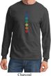 Mens Yoga Tee Diamond Chakras Long Sleeve