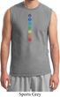 Mens Yoga Tee Diamond Chakras Muscle Shirt