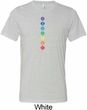 Mens Yoga Tee Diamond Chakras Tri Blend T-shirt