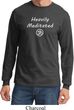 Mens Yoga Tee Heavily Meditated with OM Long Sleeve