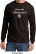 Mens Yoga Tee Heavily Meditated with OM Long Sleeve