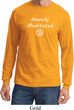 Mens Yoga Tee Heavily Meditated with OM Long Sleeve