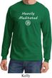 Mens Yoga Tee Heavily Meditated with OM Long Sleeve