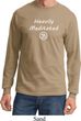 Mens Yoga Tee Heavily Meditated with OM Long Sleeve