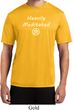 Mens Yoga Tee Heavily Meditated with OM Moisture Wicking T-shirt