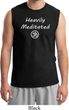 Mens Yoga Tee Heavily Meditated with OM Muscle Shirt