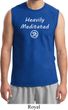 Mens Yoga Tee Heavily Meditated with OM Muscle Shirt