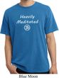 Mens Yoga Tee Heavily Meditated with OM Pigment Dyed T-shirt