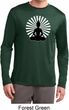 Mens Yoga Tee Meditating Buddha Dry Wicking Long Sleeve