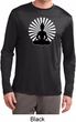 Mens Yoga Tee Meditating Buddha Dry Wicking Long Sleeve