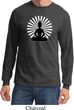 Mens Yoga Tee Meditating Buddha Long Sleeve