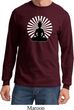 Mens Yoga Tee Meditating Buddha Long Sleeve