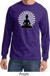 Mens Yoga Tee Meditating Buddha Long Sleeve