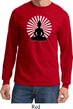 Mens Yoga Tee Meditating Buddha Long Sleeve