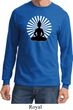 Mens Yoga Tee Meditating Buddha Long Sleeve